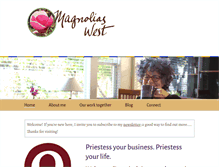 Tablet Screenshot of magnoliaswest.com